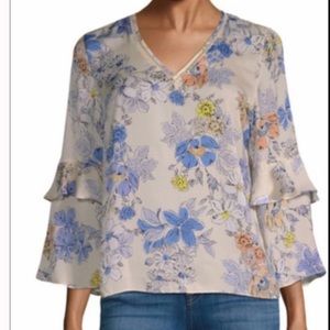 Nanette Lapore Floral Blouse.